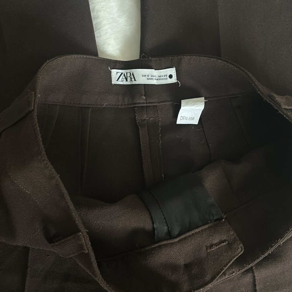 Zara Brown Women's Pants - Picture 2 of 9